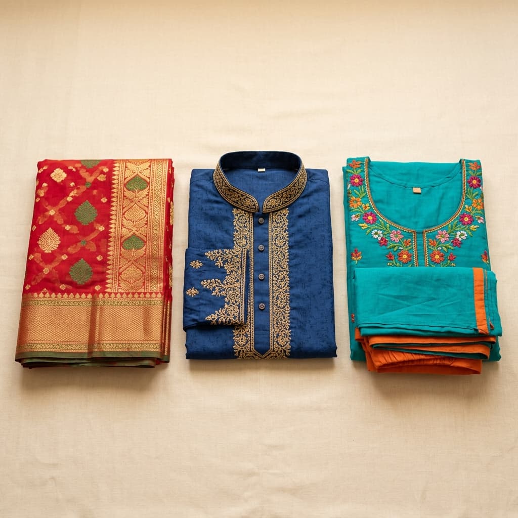 হস্তশিল্প সিল্ক রাজশাহী শাড়ি